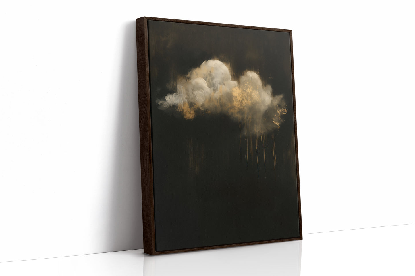 Gold Rain Beneath a Quiet Cloud