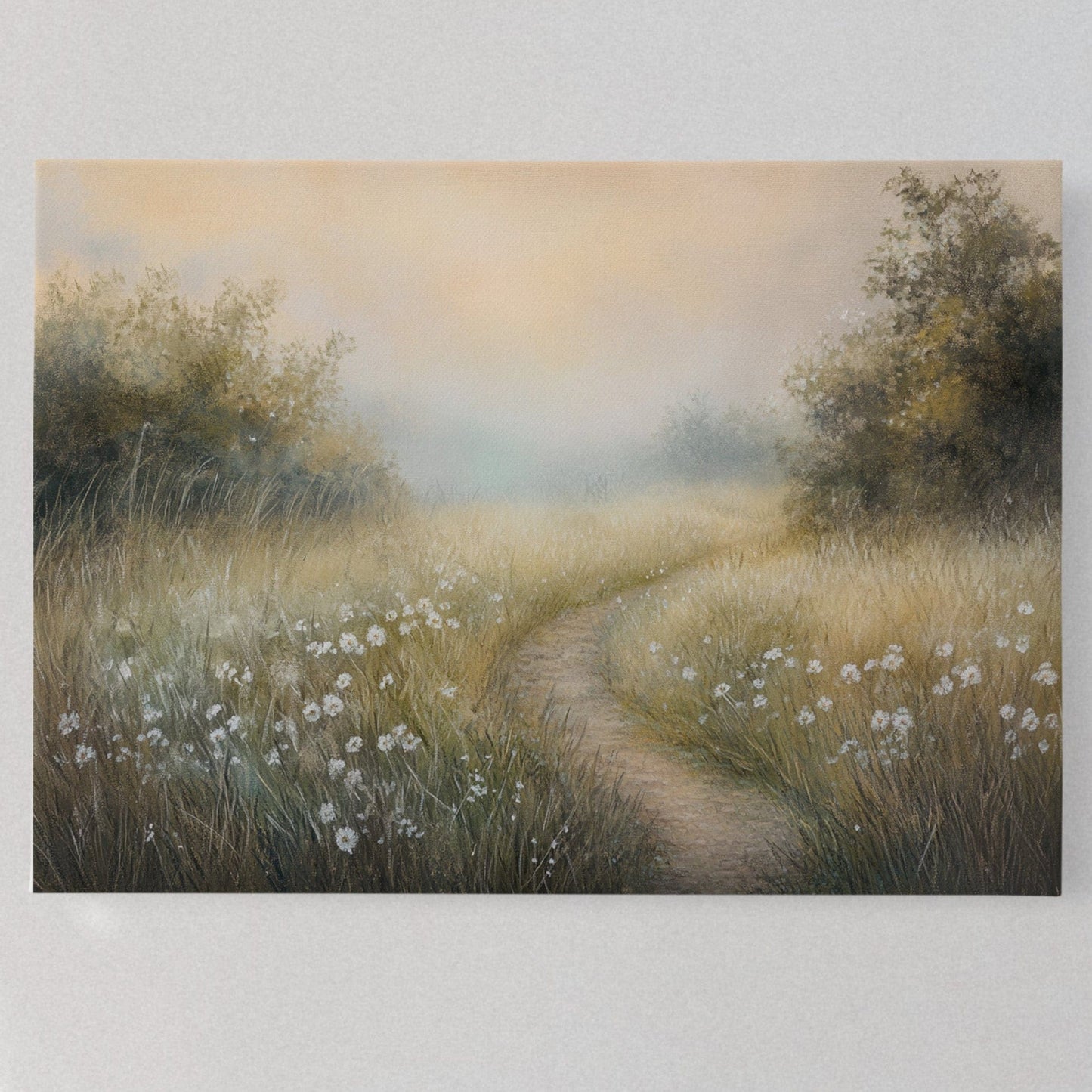 Summer Path Through Dancing Daisies