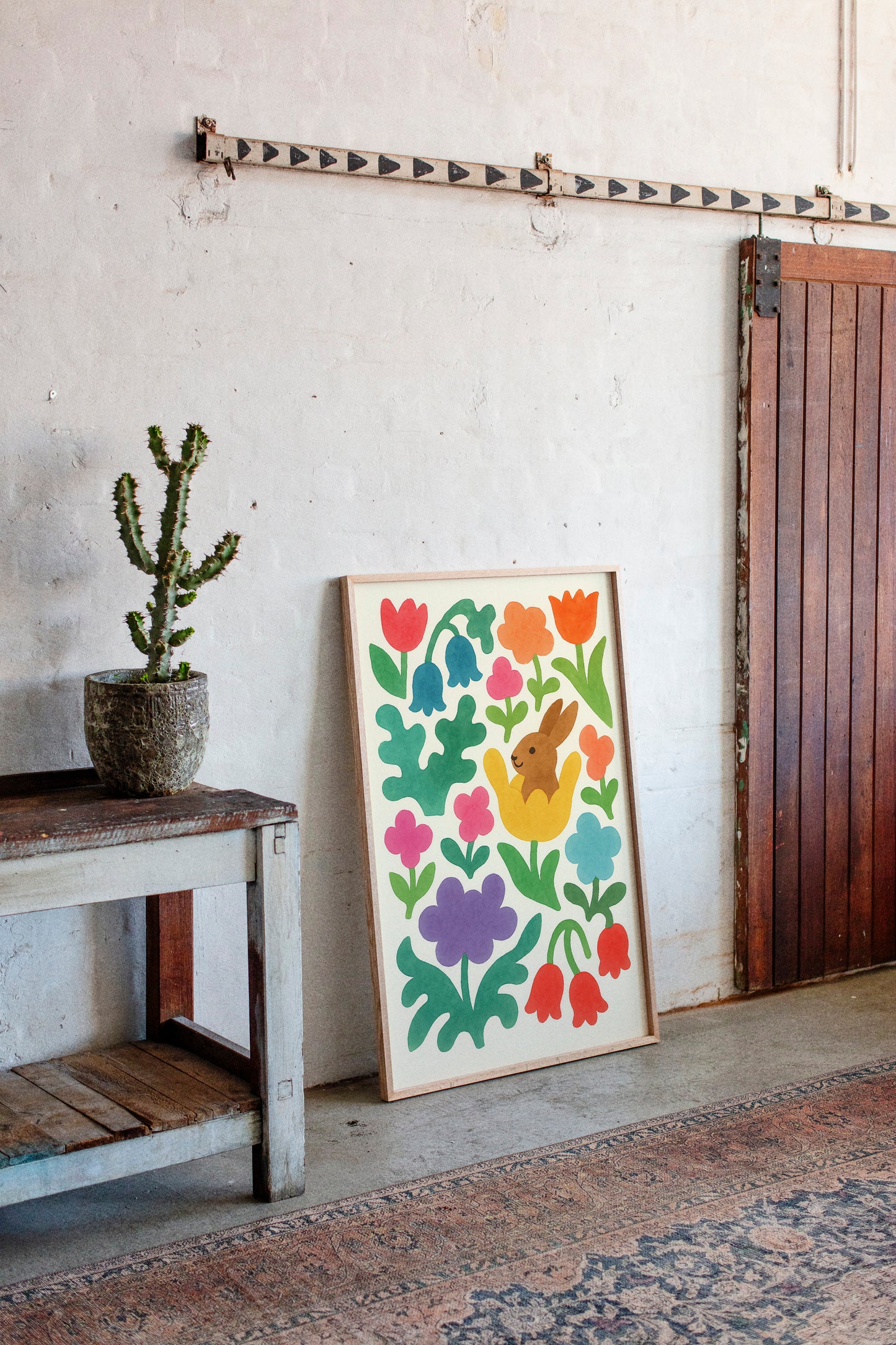 Bunny in the Bloom Garden