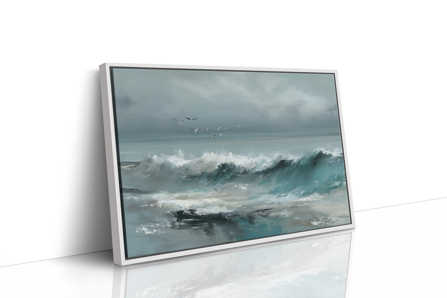 Teal Waves Call Ancient Mariners