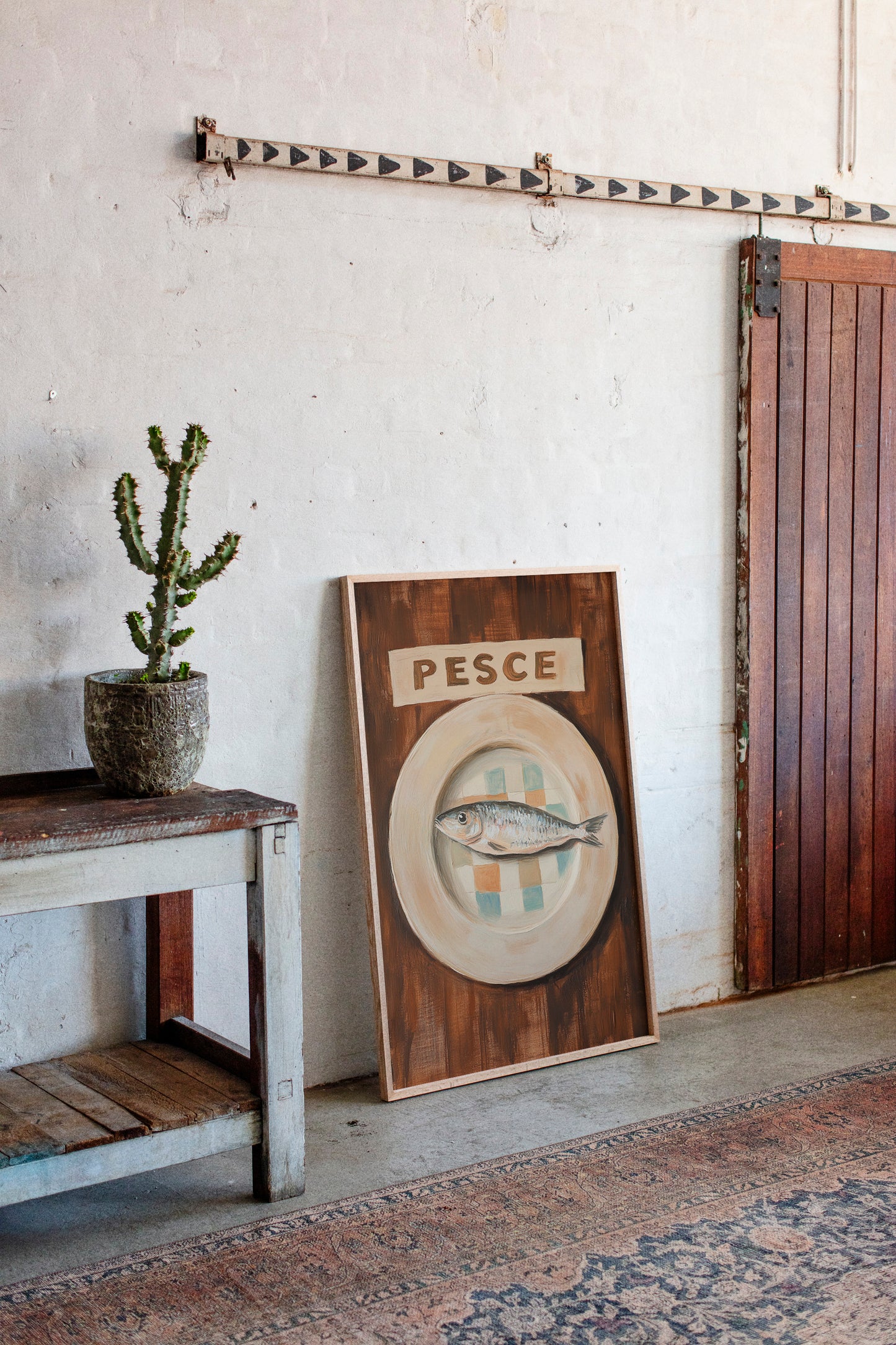 Pesce on a Checkered Plate