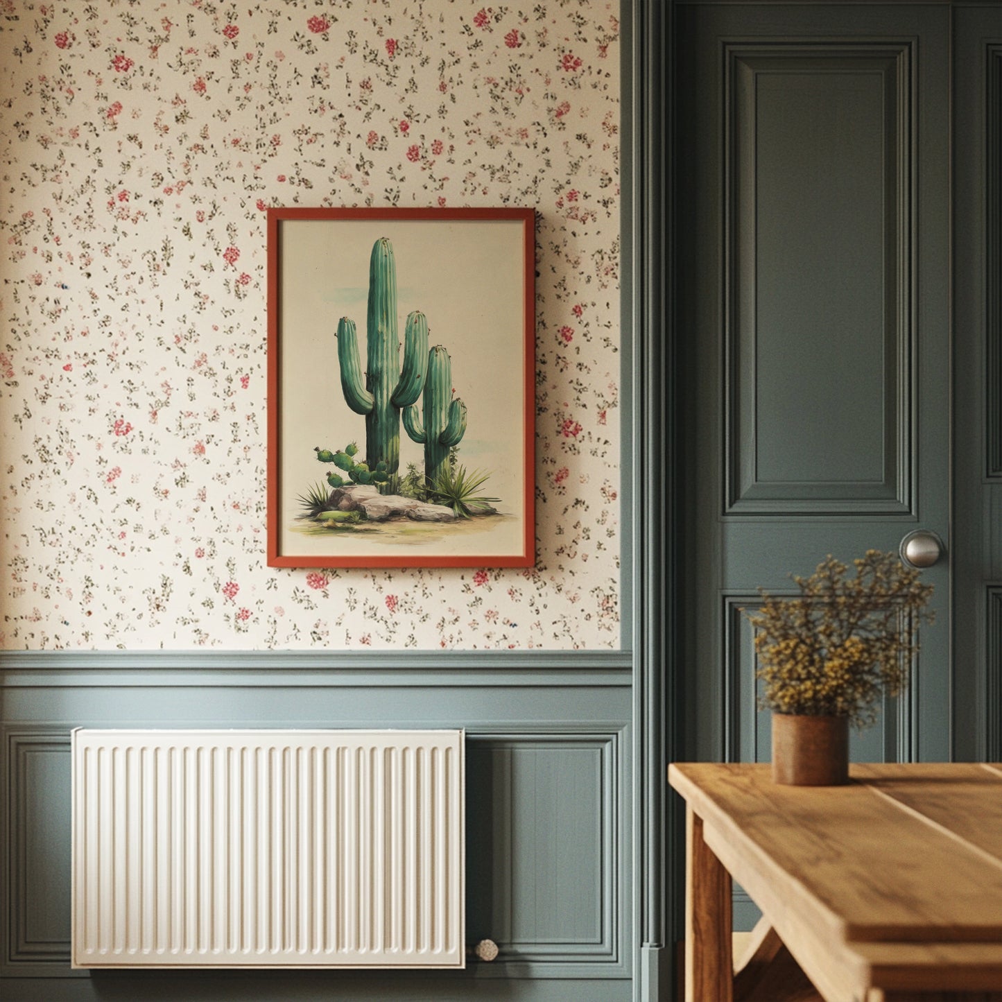 Saguaros Paint The Morning Mint
