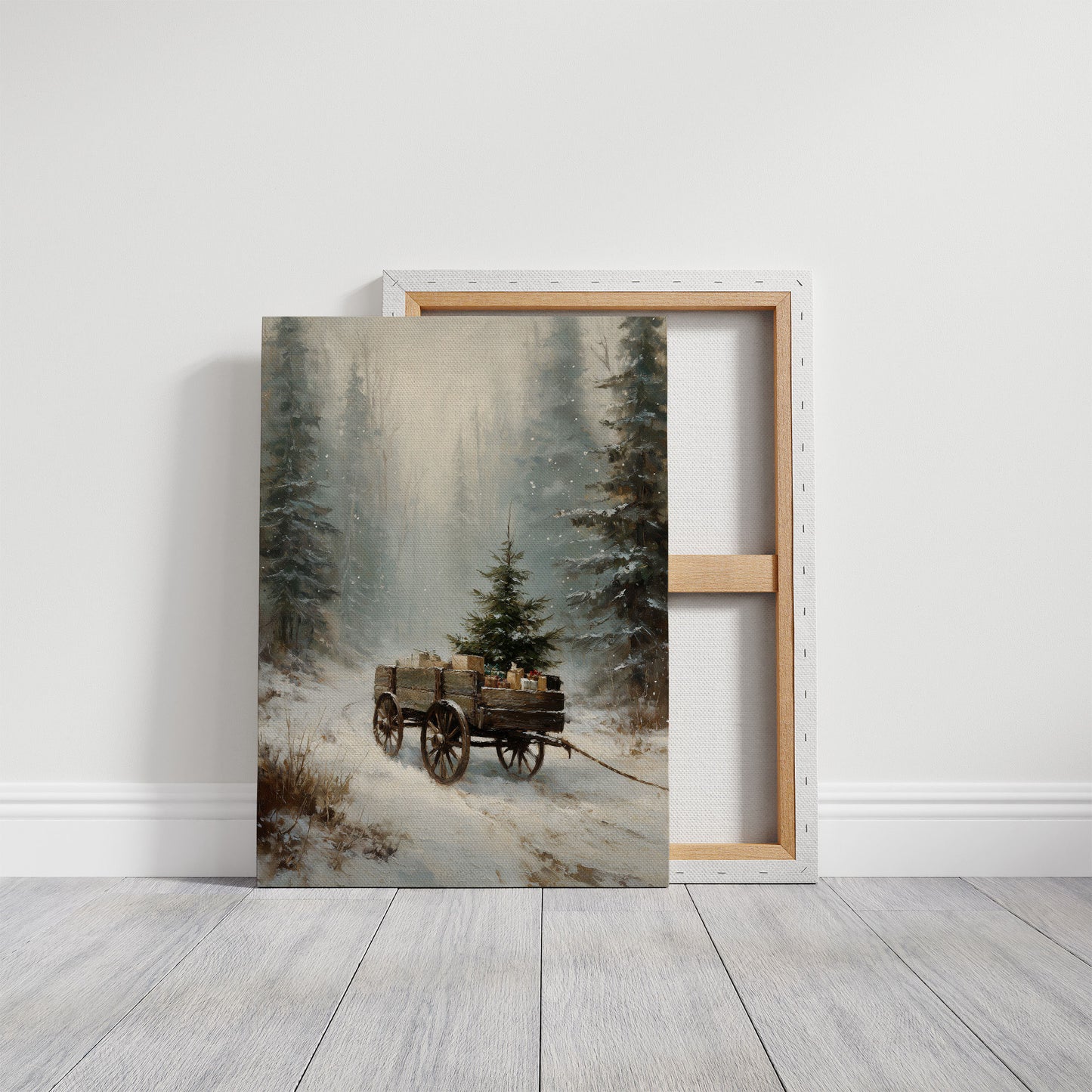 Winter Wagon Carries Forest Memories