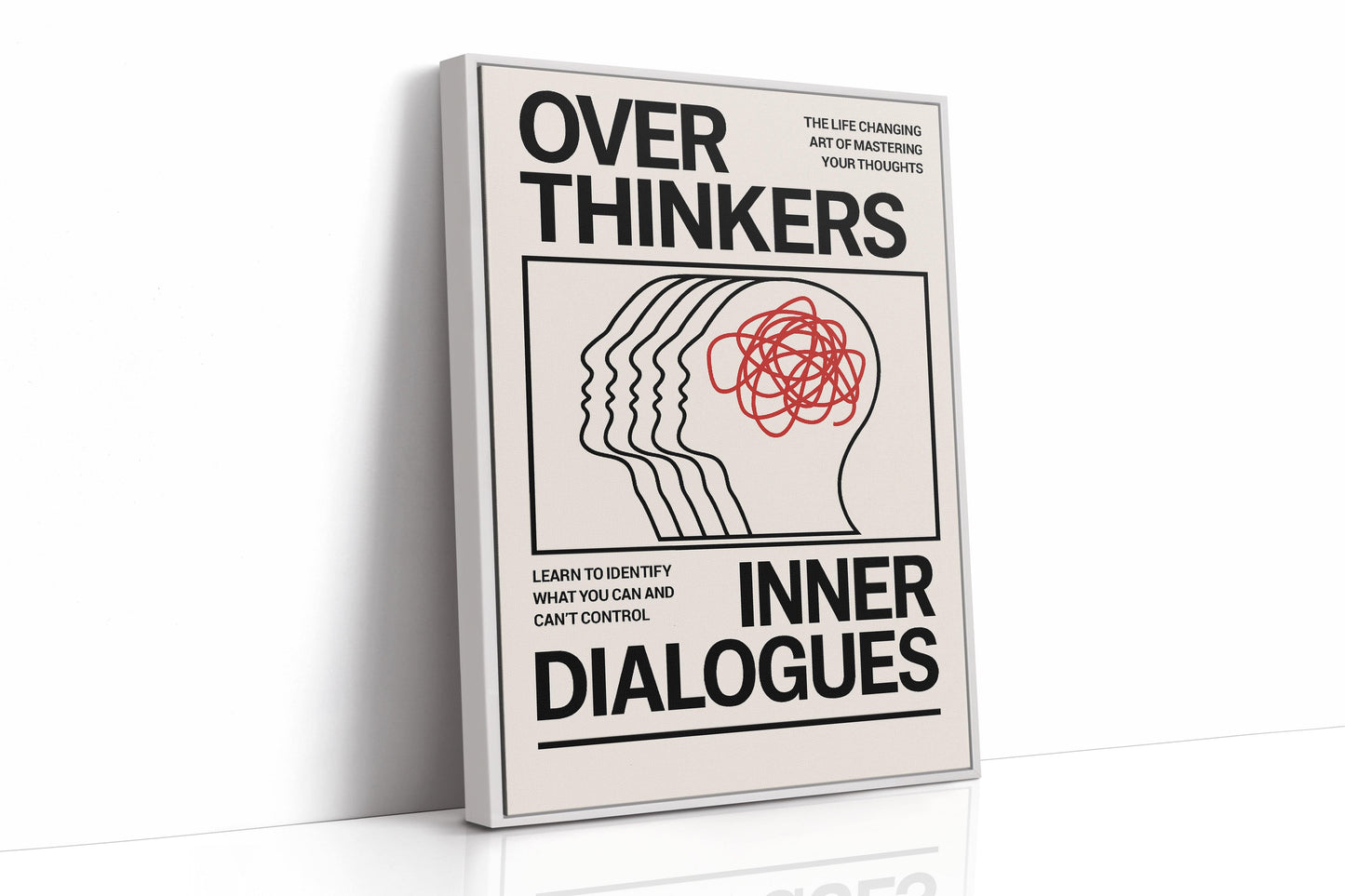 Overthinkers Inner Dialogues – Bold Modern Mental Health Print