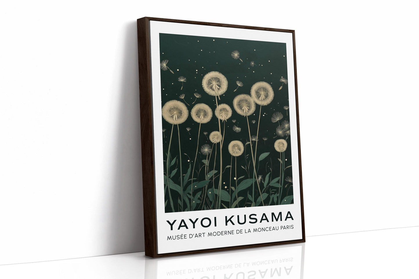 Ethereal Dandelion Dream – Kusama-Inspired Nightscape