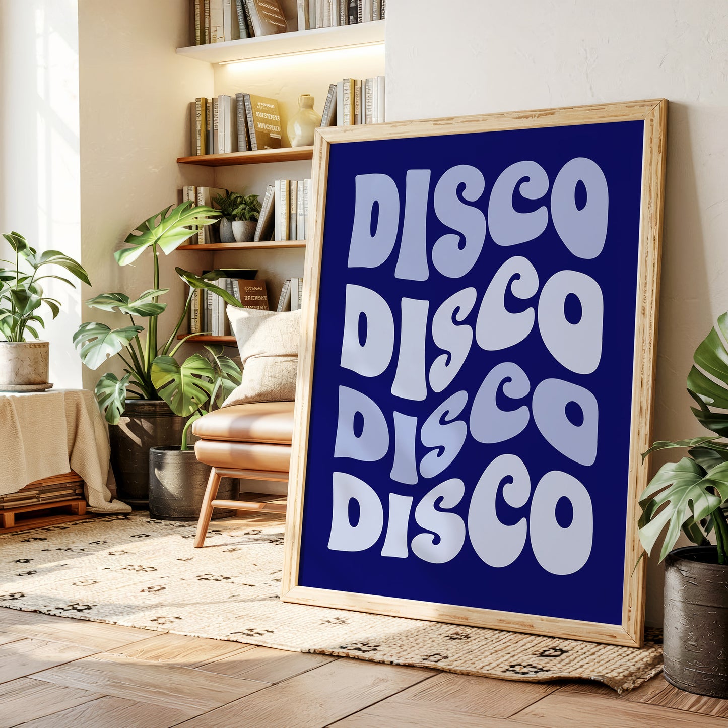 Midnight Grooves Dance Electric Blue