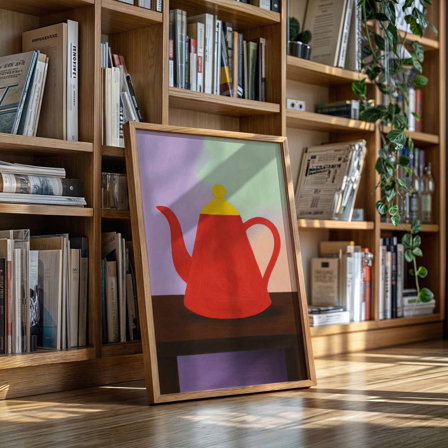 Red Teapot Still Life