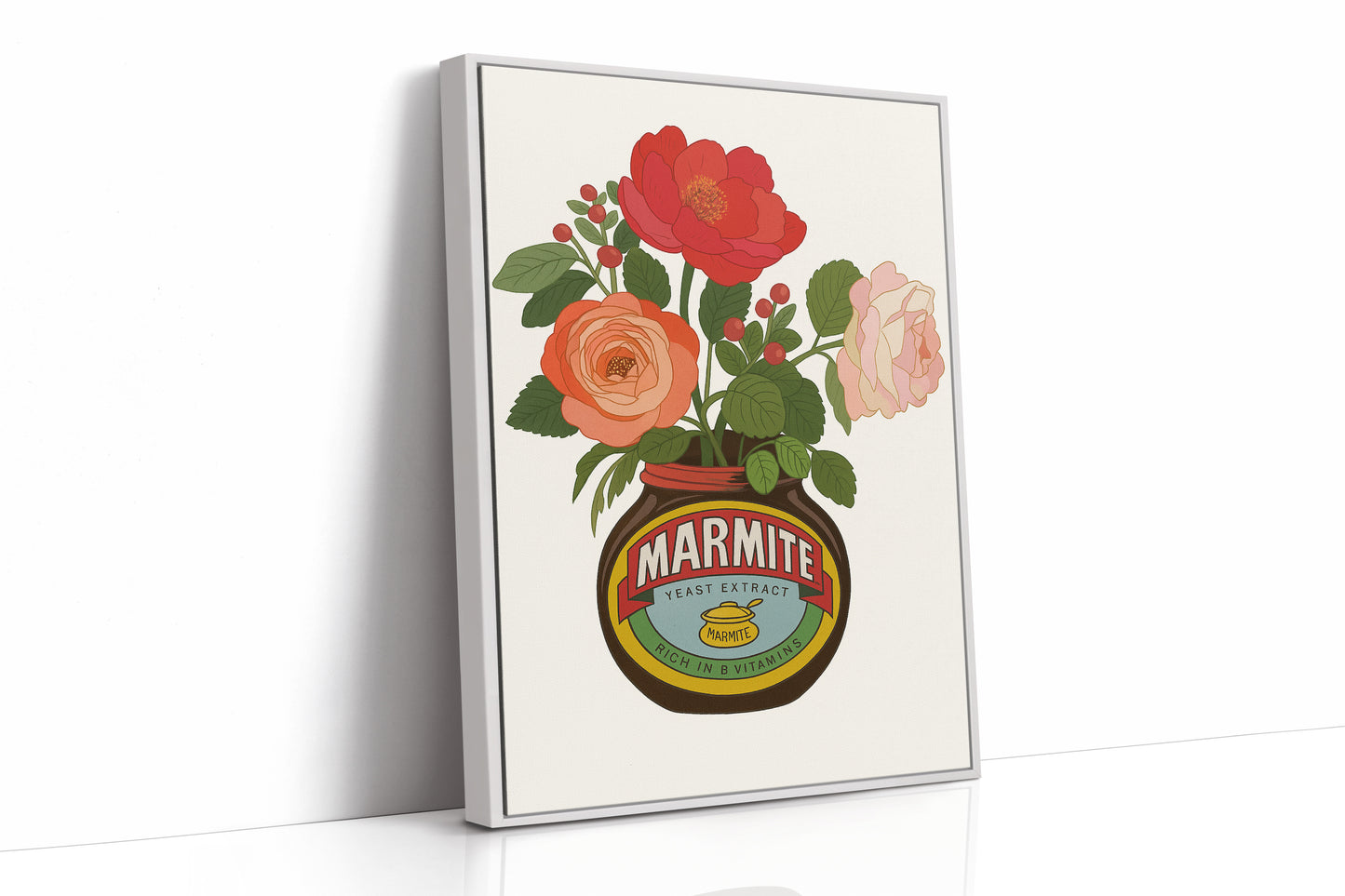 Roses in a Marmite Jar