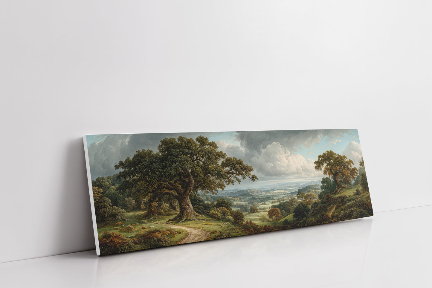 Ancient Oaks Over Rolling Valleys