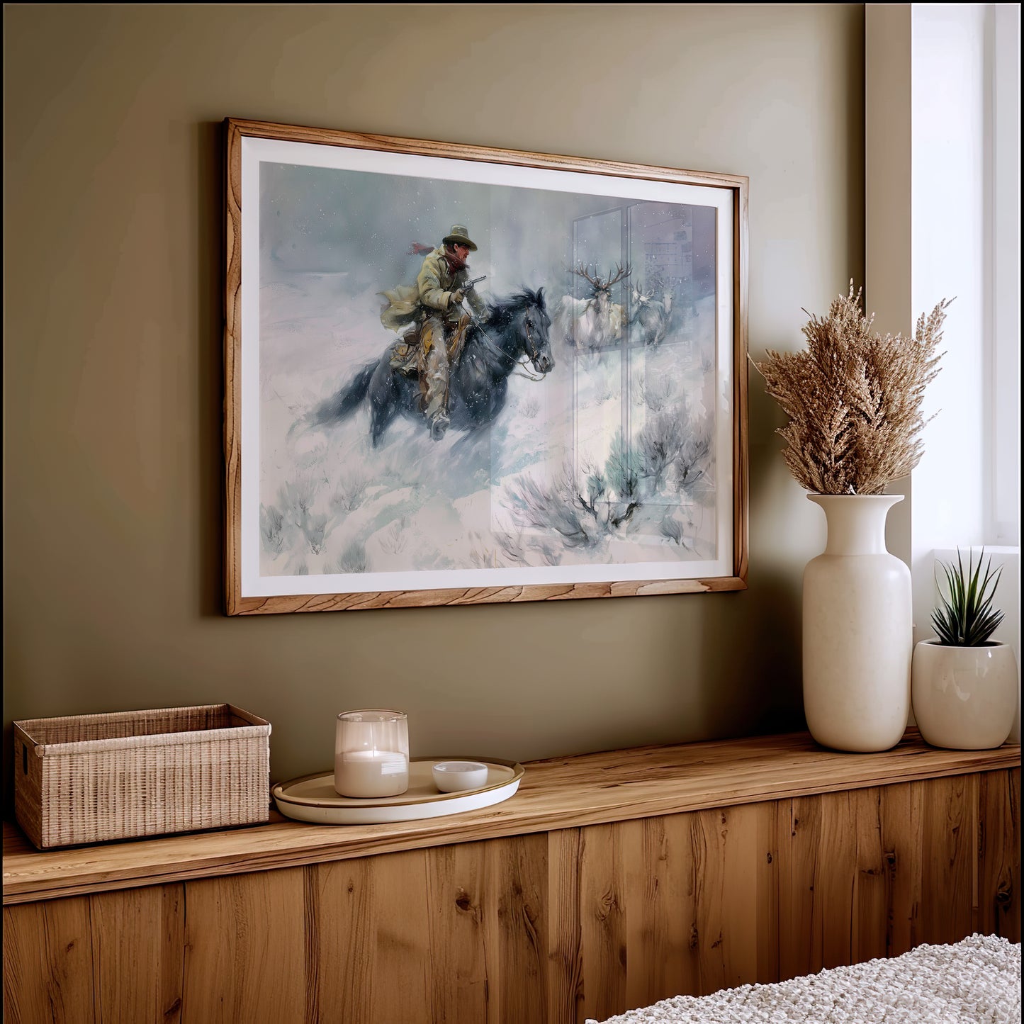 Wild Chase Through Winter Storm