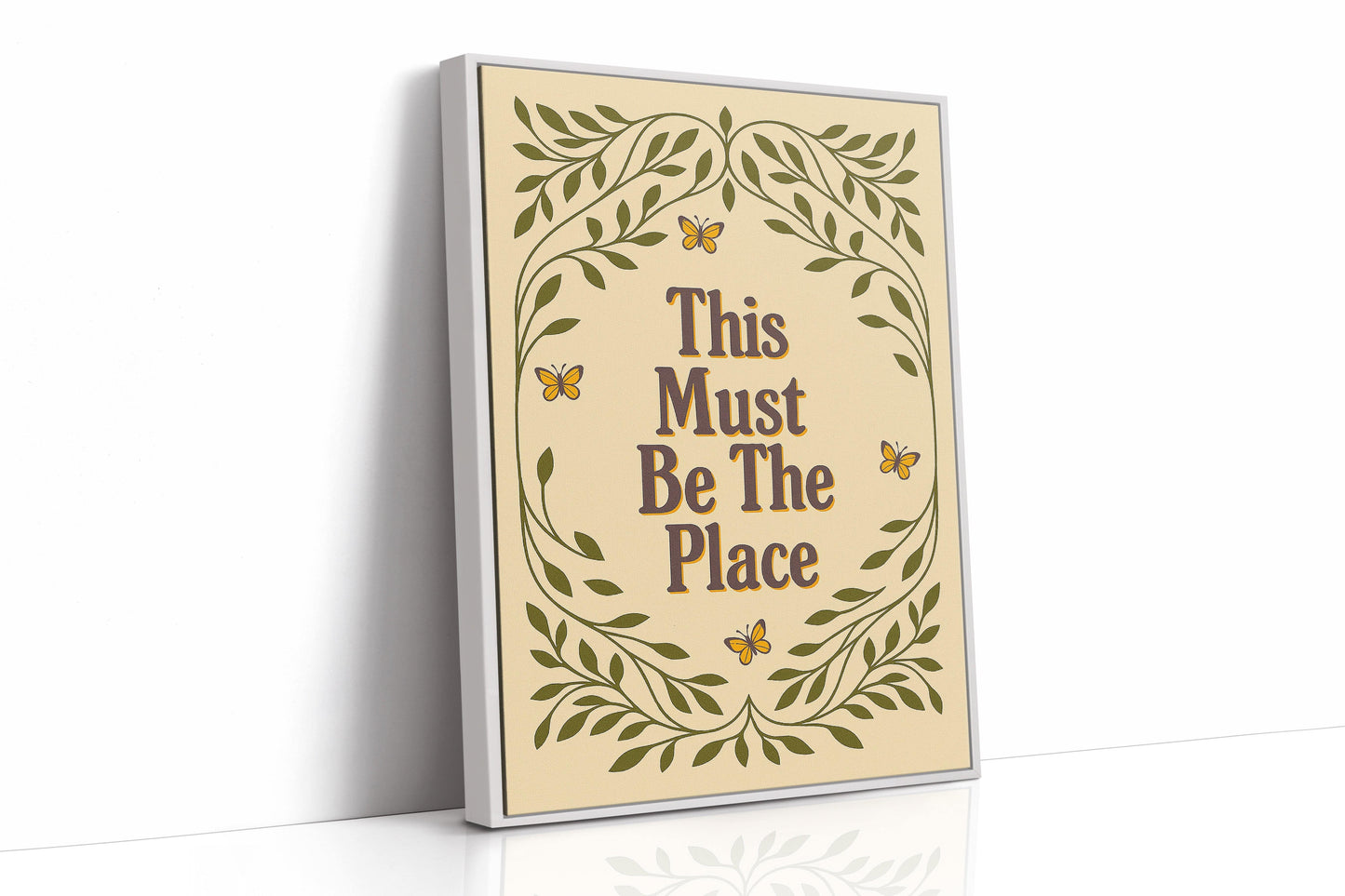 This Must Be The Place – Whimsical Nature Quote Print