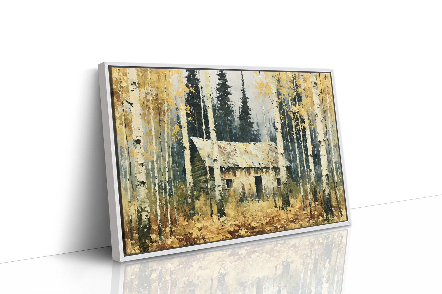 Cabin Lost in the Birches