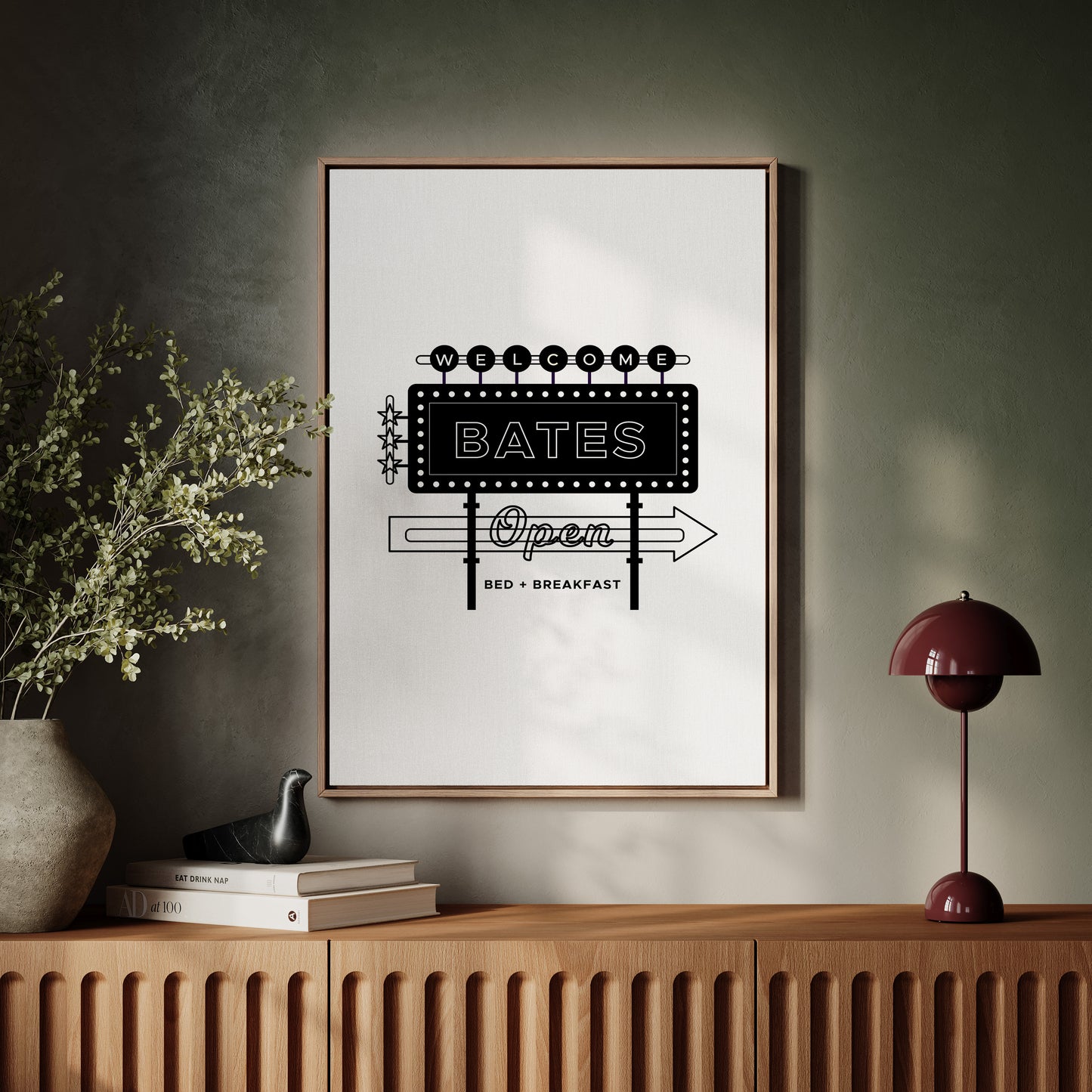 Neon Nights At Small Town Crossroads