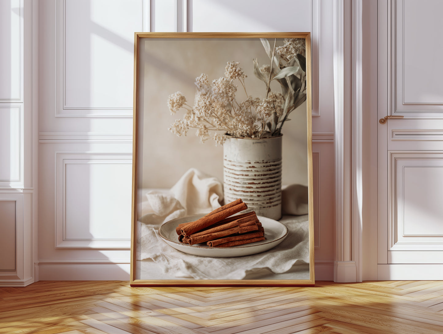 Cinnamon Sticks and Dried Blossoms