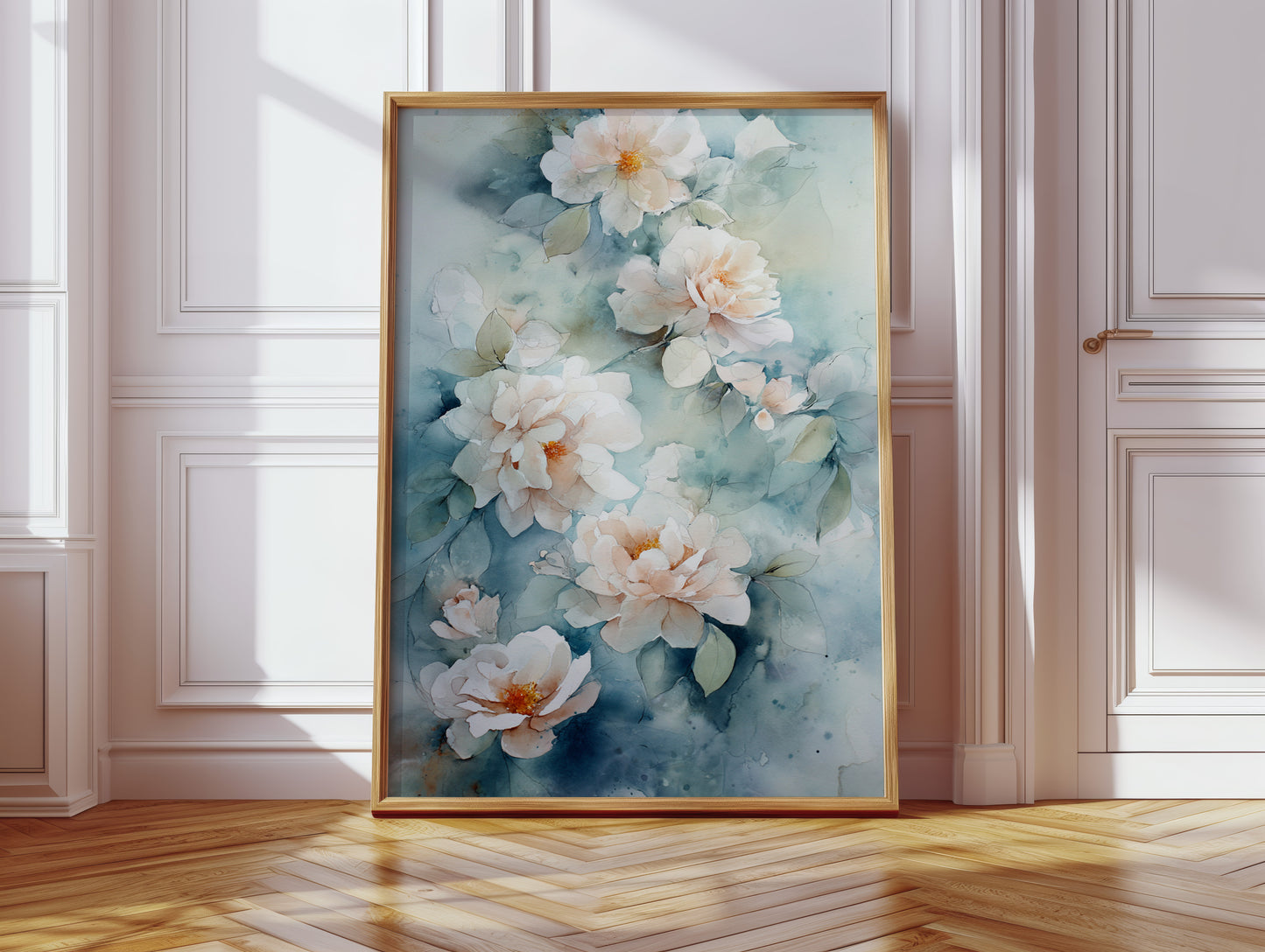 Petals Dance in Gentle Currents