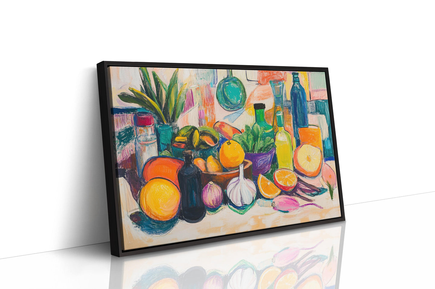 Citrus Dreams In Glass And Green