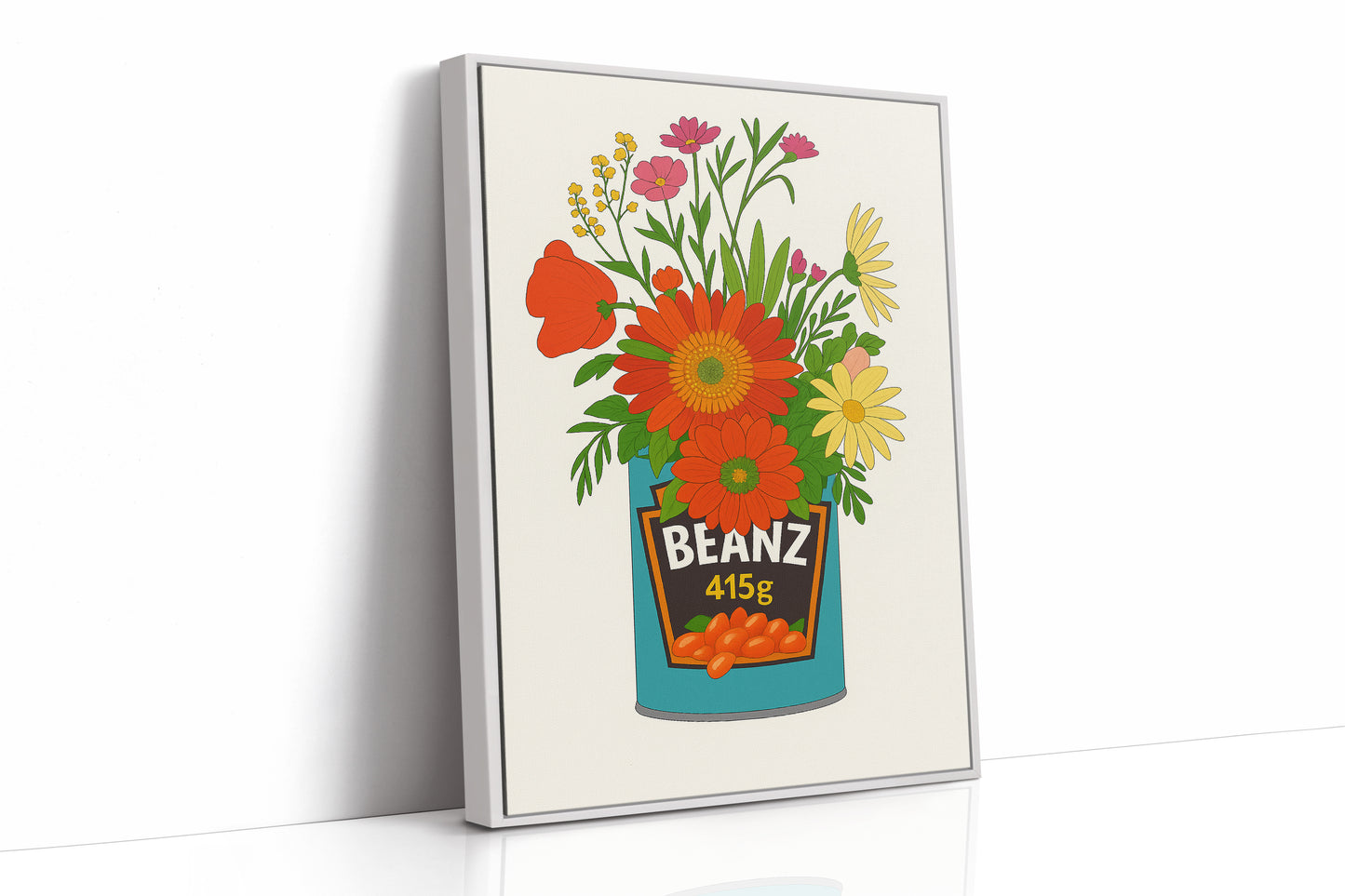 Blooms in a Beanz Tin