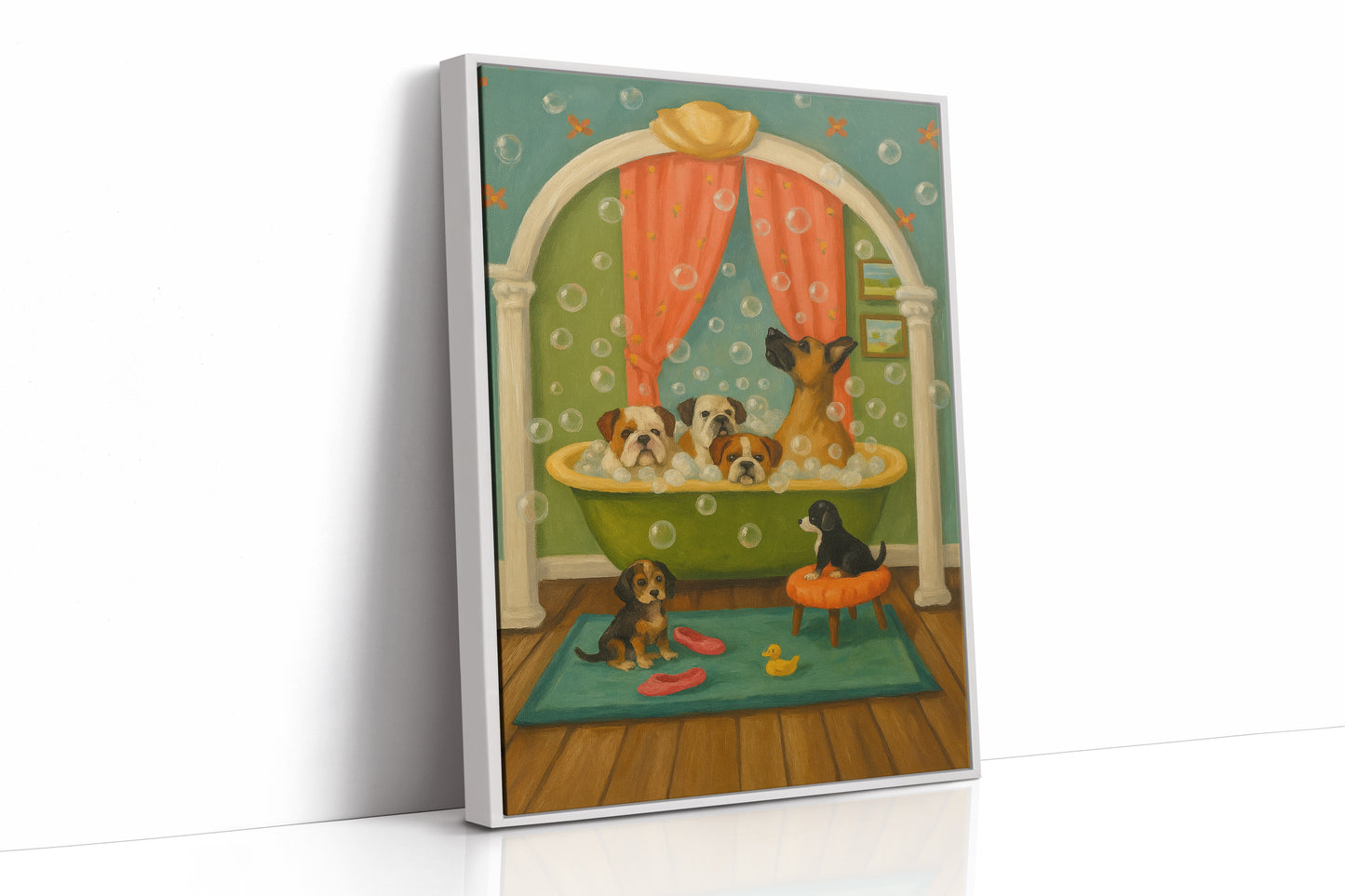 Bathtime for the Bubble Pups