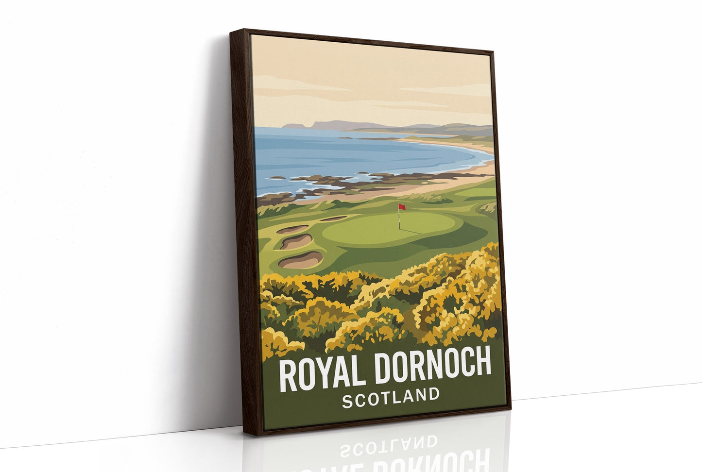 Gorse and a Red Flag Waving