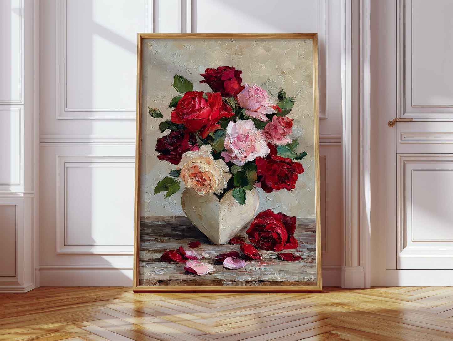 Hearts Bloom in Silent Elegance