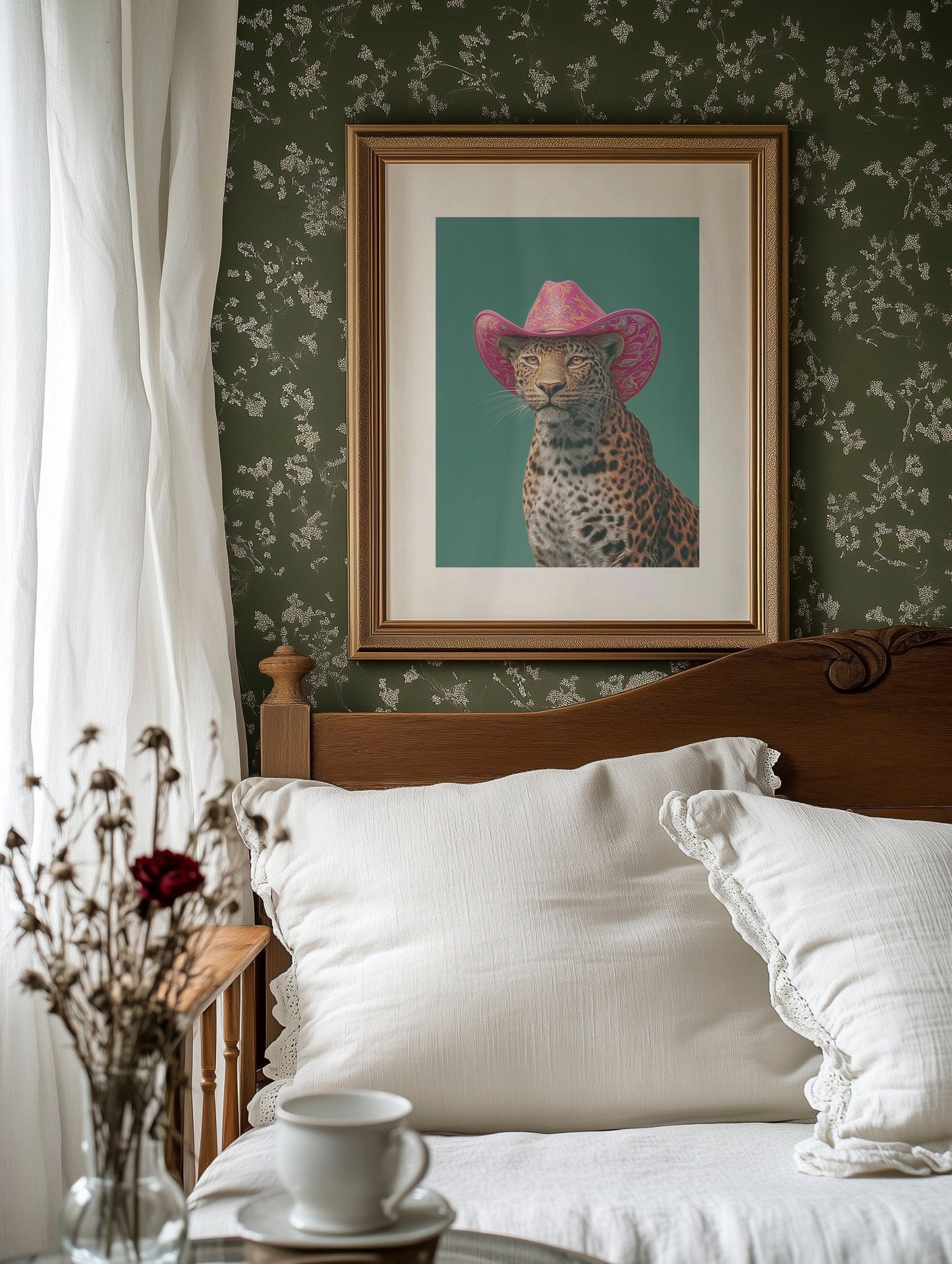 Leopard Wears Rodeo Queen Dreams