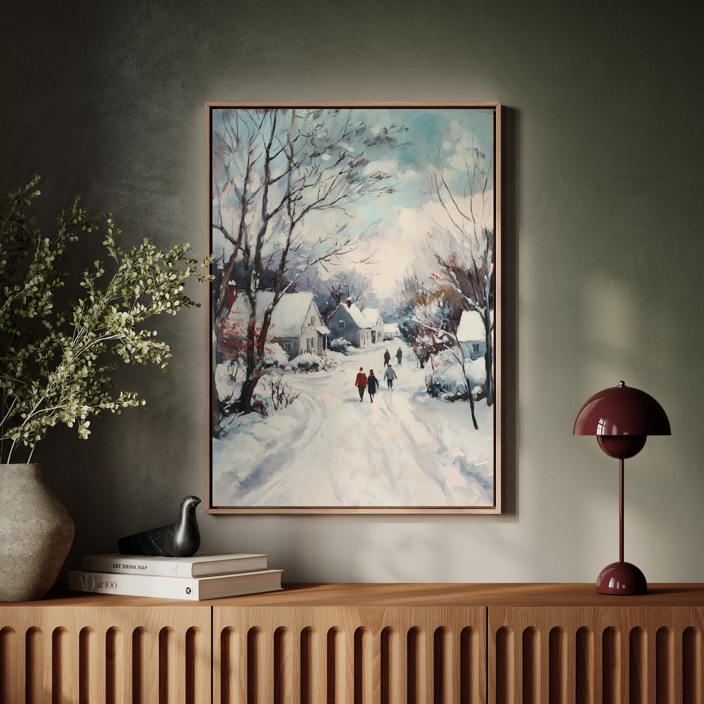 Footsteps Through Winter's Embrace