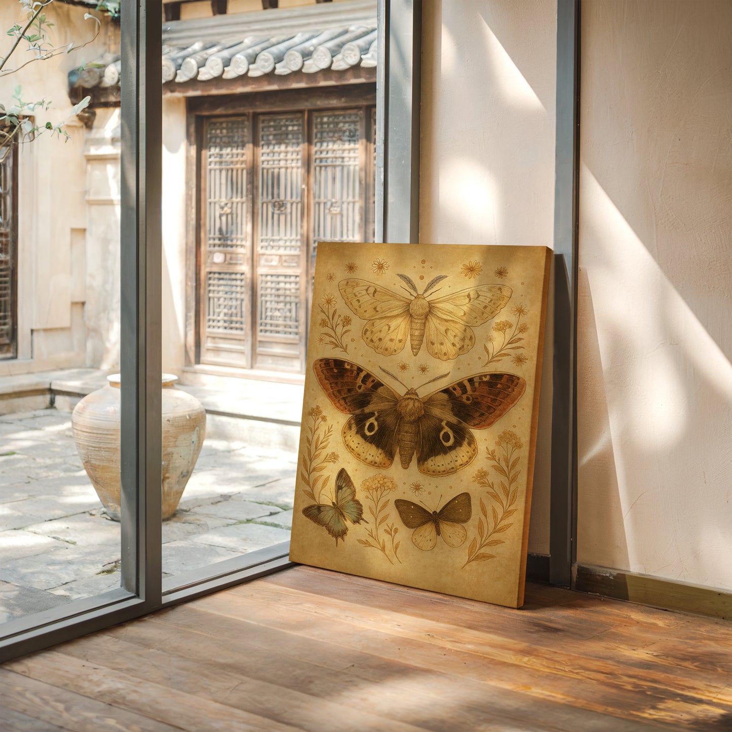 Vintage Moths and Meadow Wings