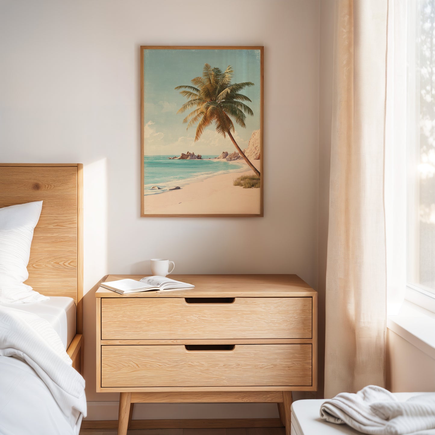 Waves Caress the Golden Shore