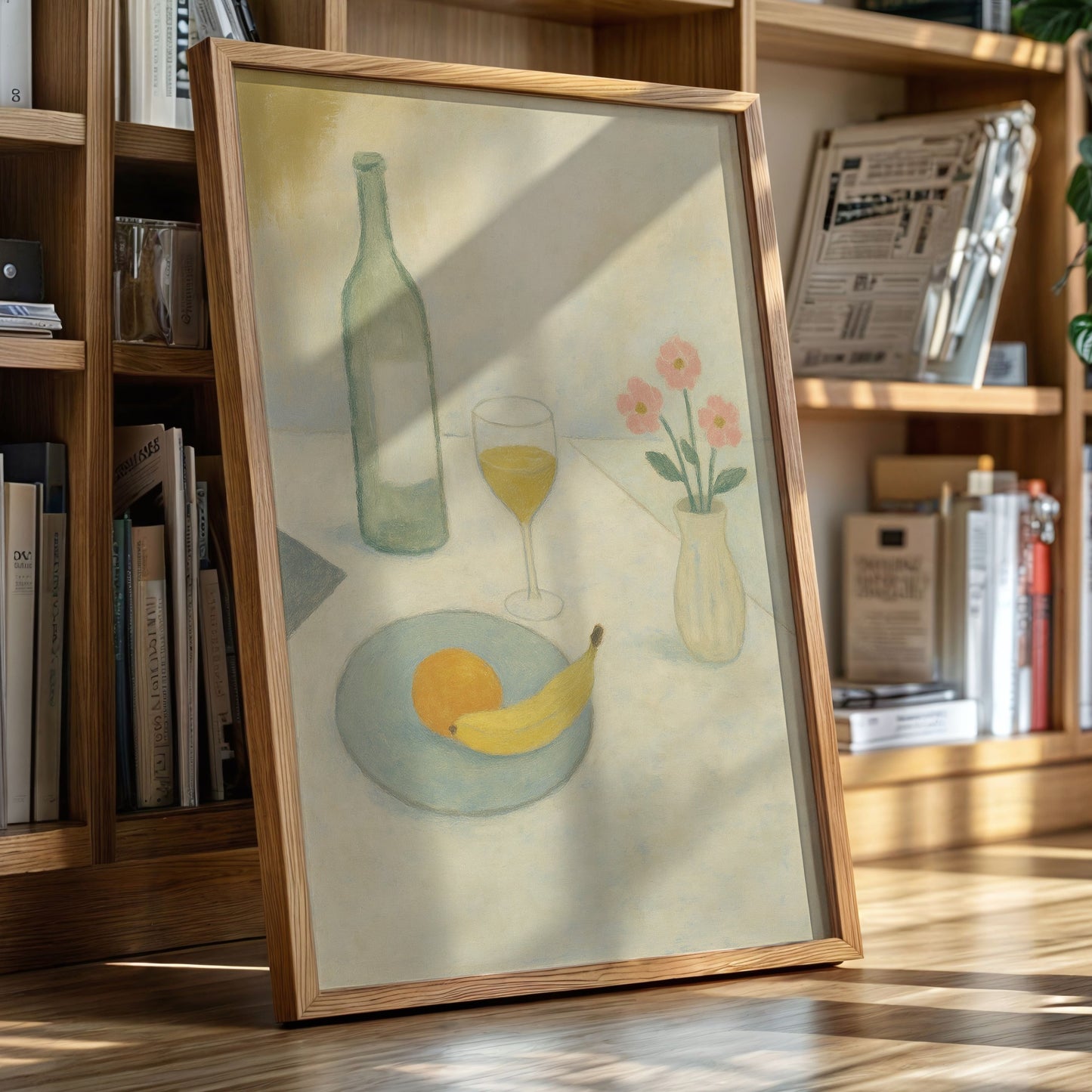 Banana and Wine in Morning Light