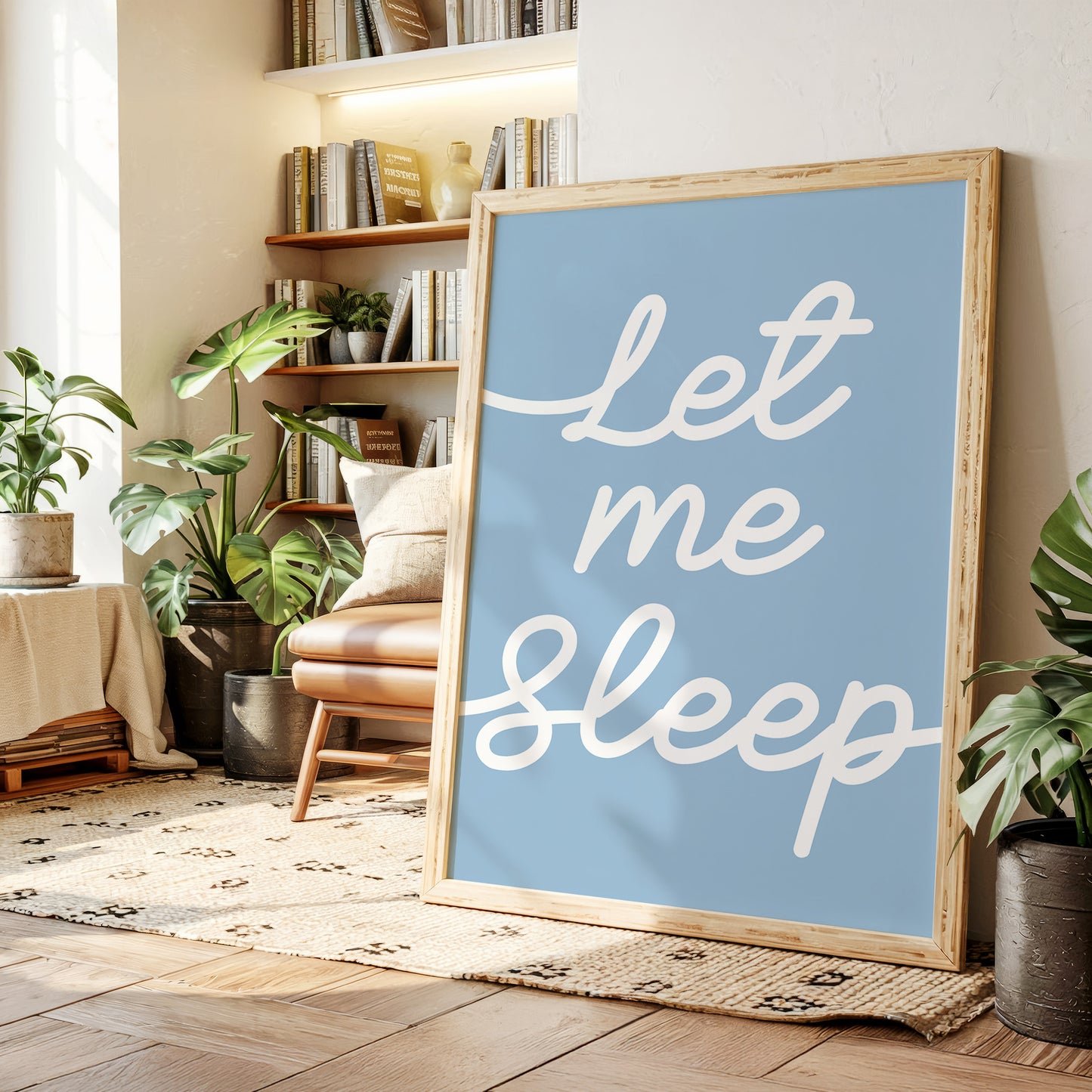 Soft Words Float Through Morning Blue