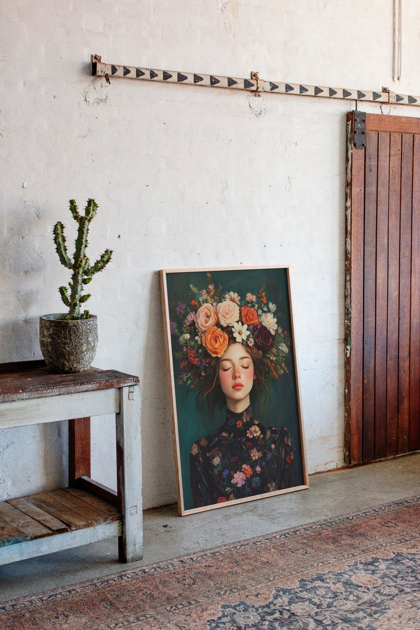 Floral Reverie in Midnight Bloom