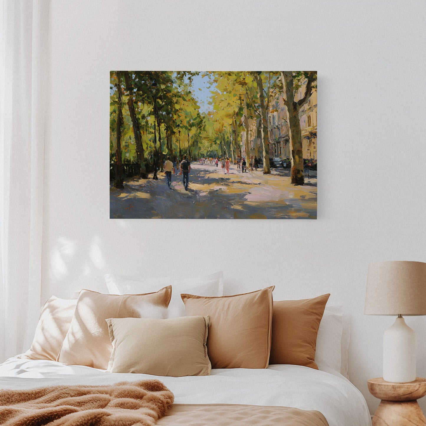 Autumn Light Dances Through City Trees