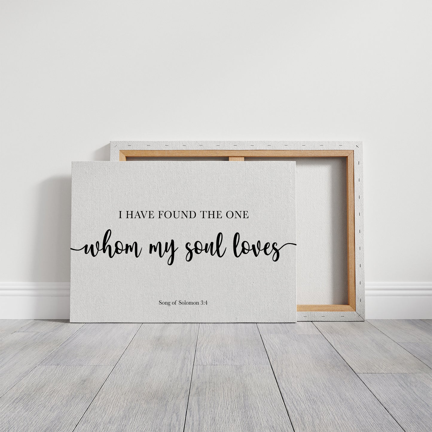 Sacred Vows in Elegant Typography