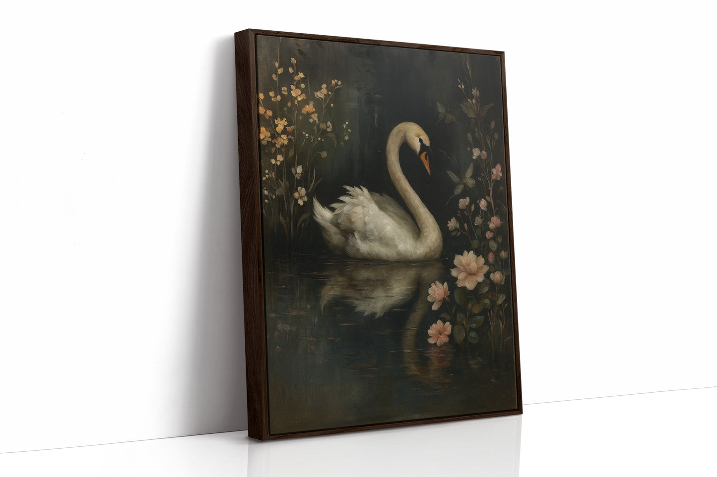 Swan in the Garden of Dusk