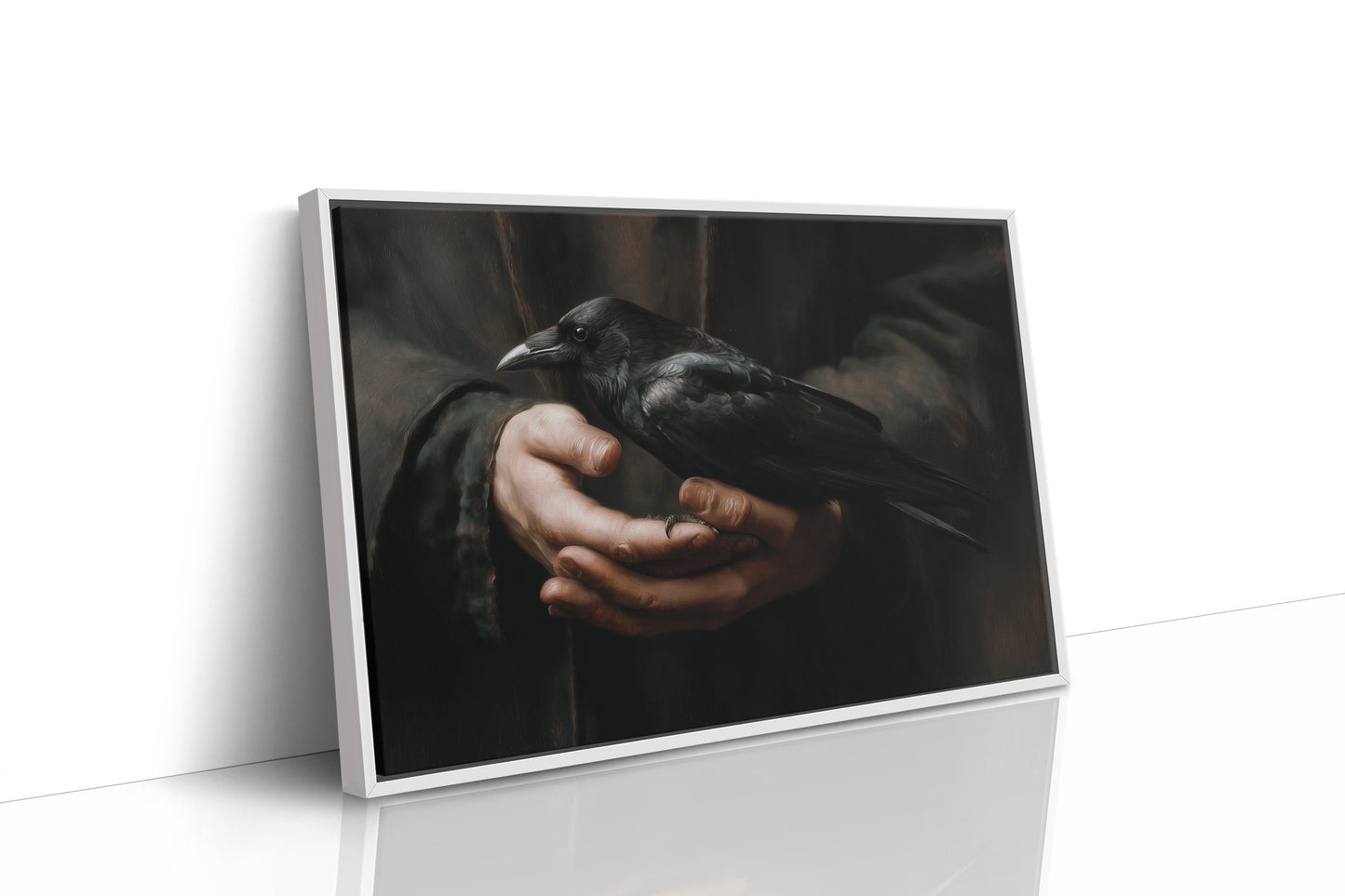 Raven's Trust In Human Hands