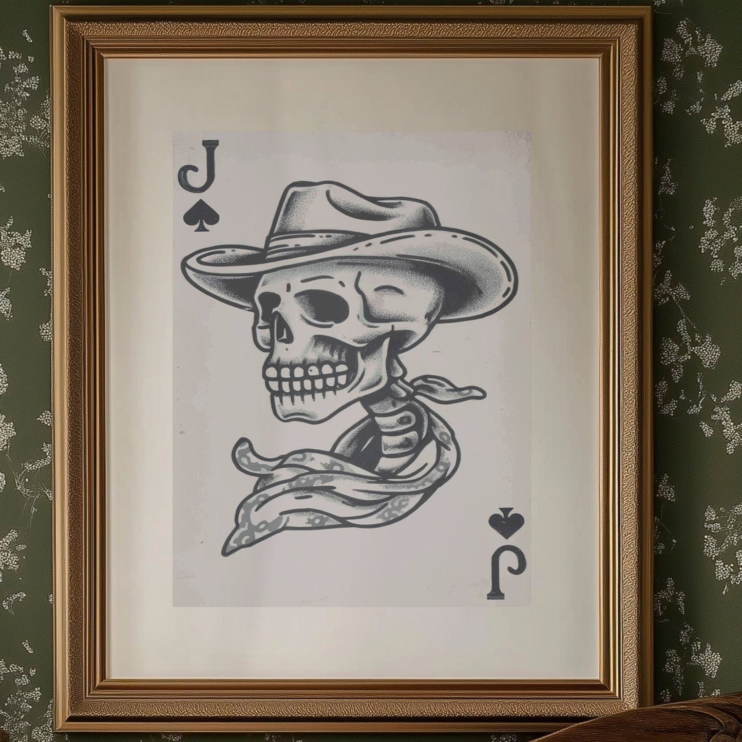 Cowboy Skull Deals Wild Cards