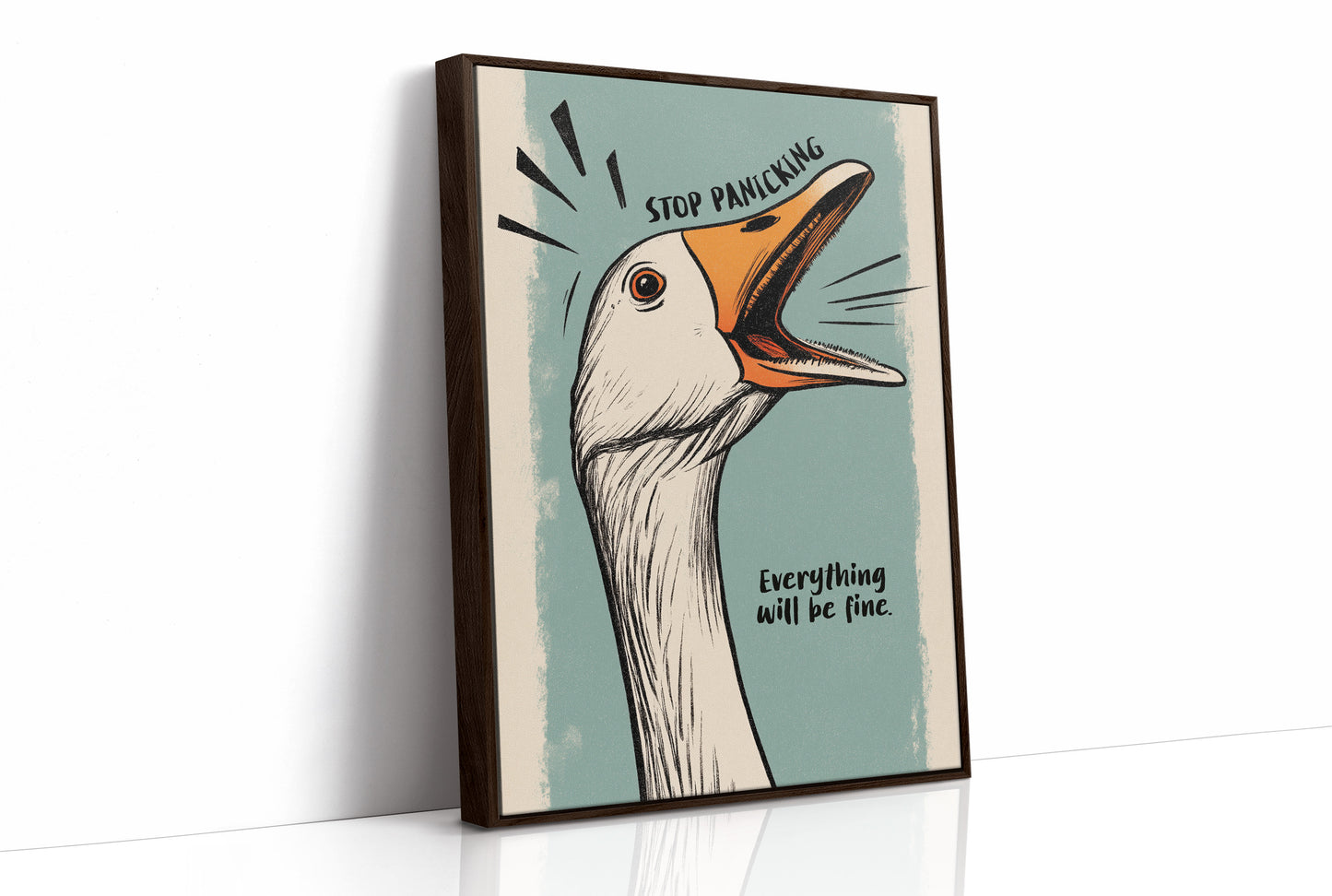 Anxious Goose Offers Calming Wisdom