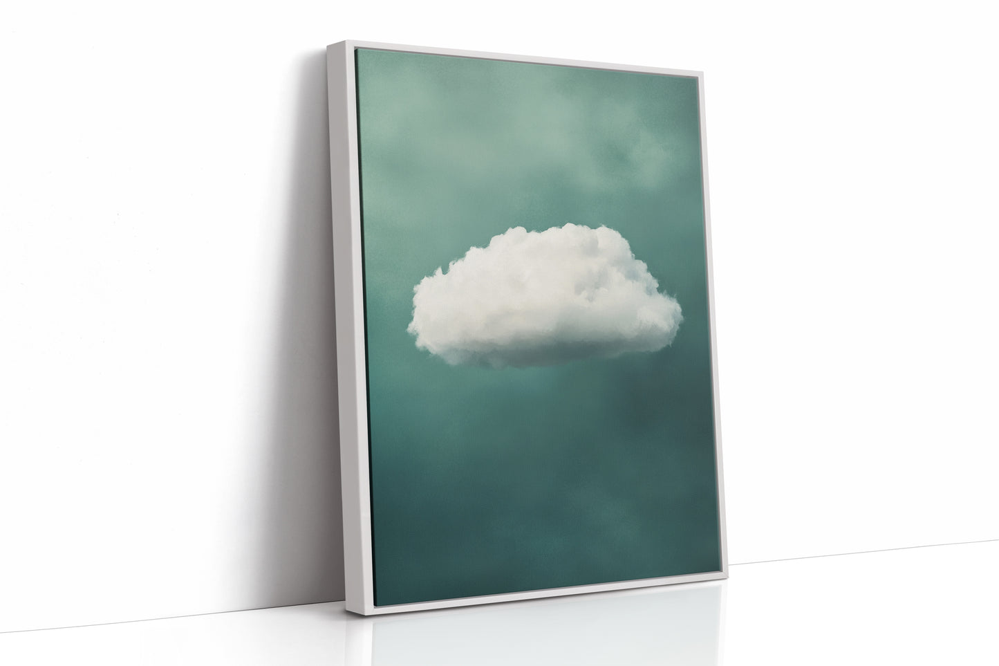 Gentle Cloud over Seafoam Sky