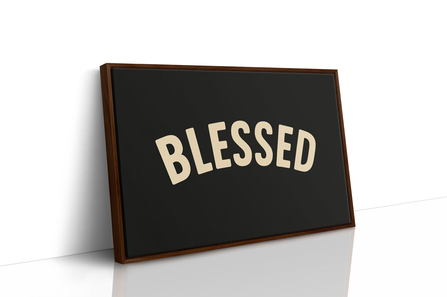 Blessed Minimalist Arch Text Print