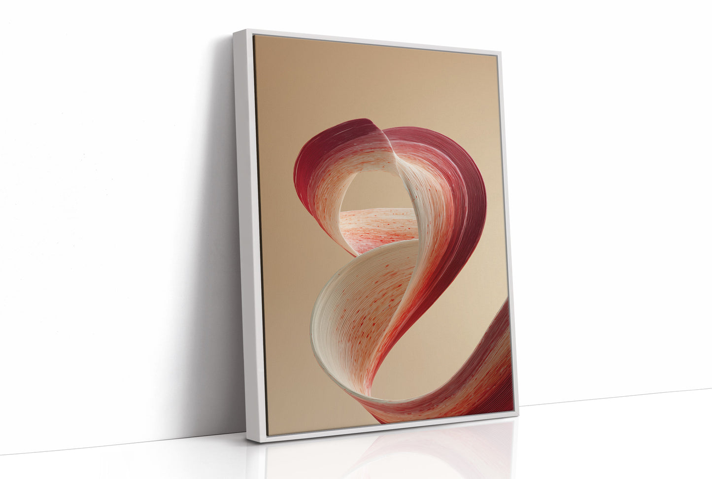 Crimson Loop In Warm Air