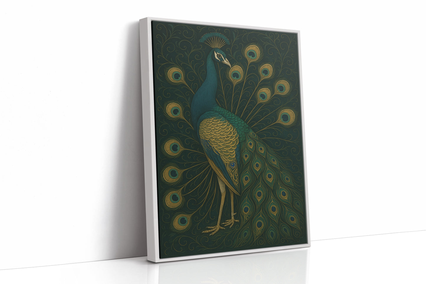 Regal Silence of the Golden Peacock