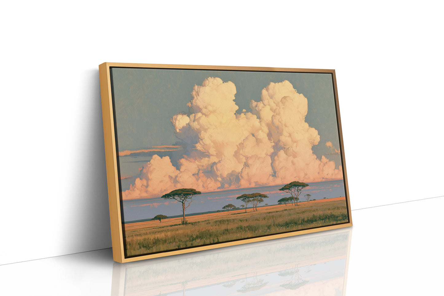 Savanna Under Cotton Clouds