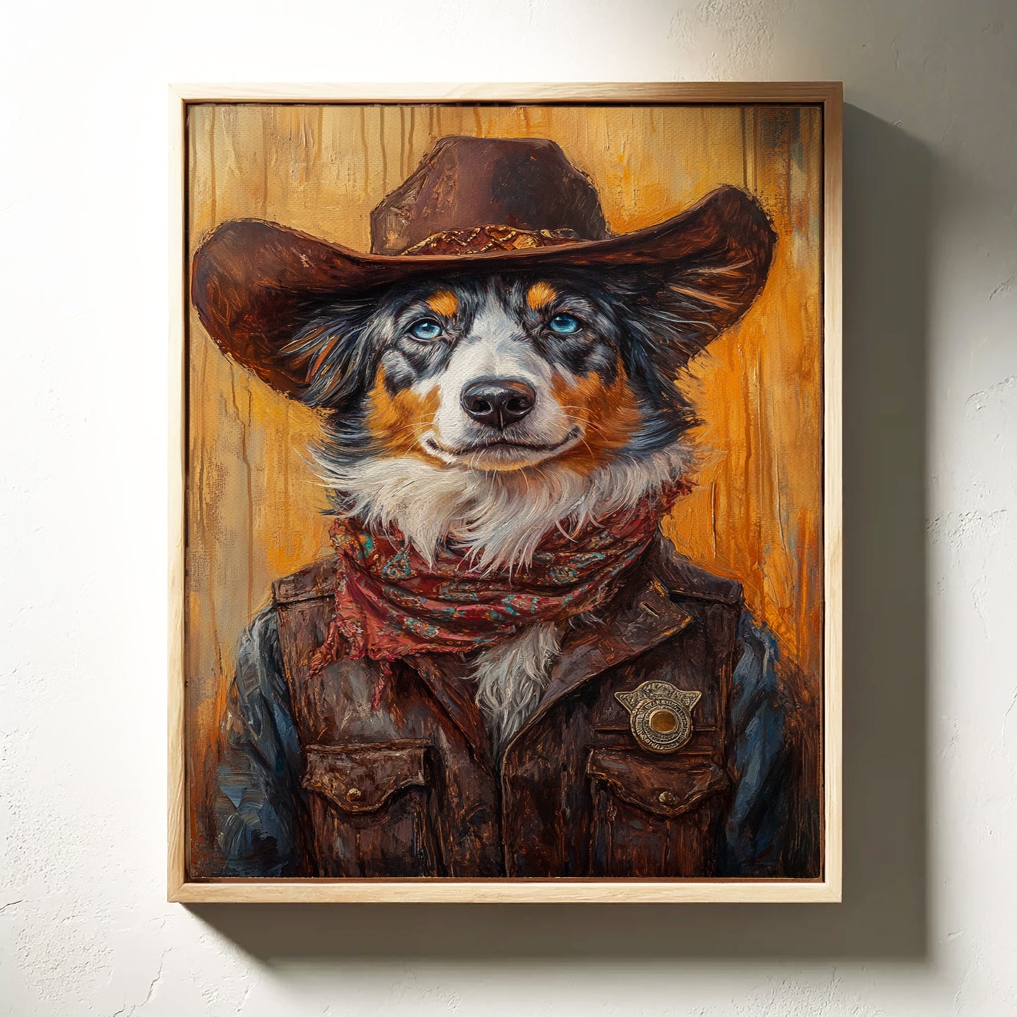Australian Shepherd Cowboy Deputy
