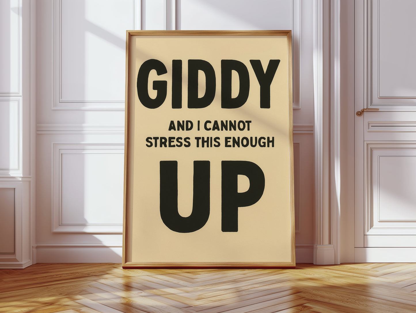 Giddy Up and I Cannot Stress This Enough Cream Edition