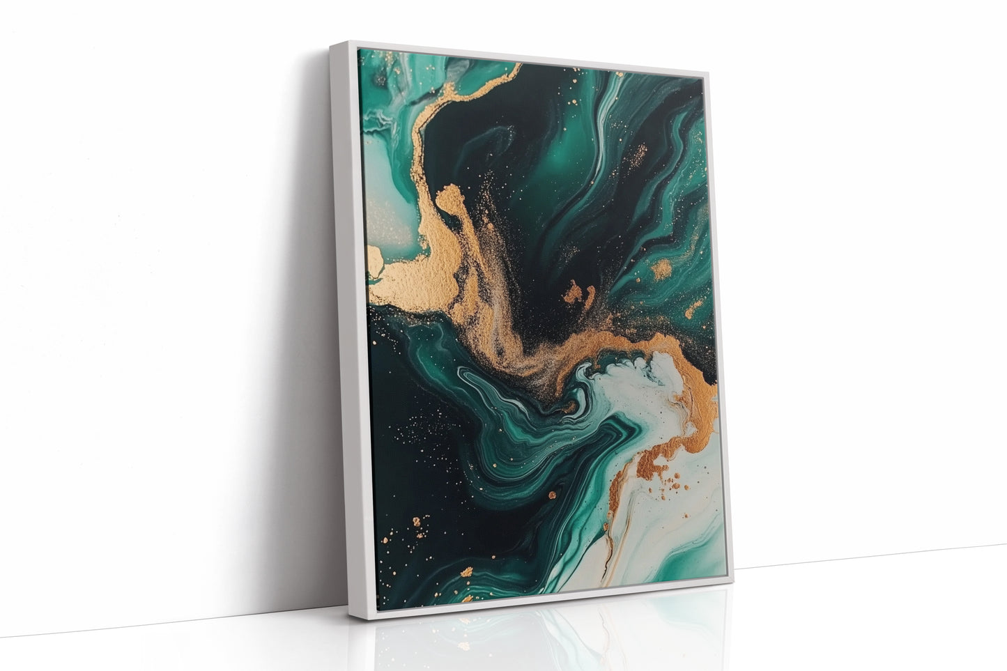 Emerald Flame and Gilded Flow