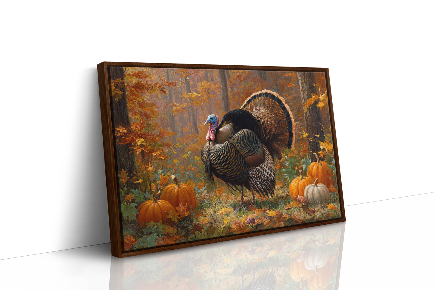 Autumn's Pride Among Pumpkin Fields