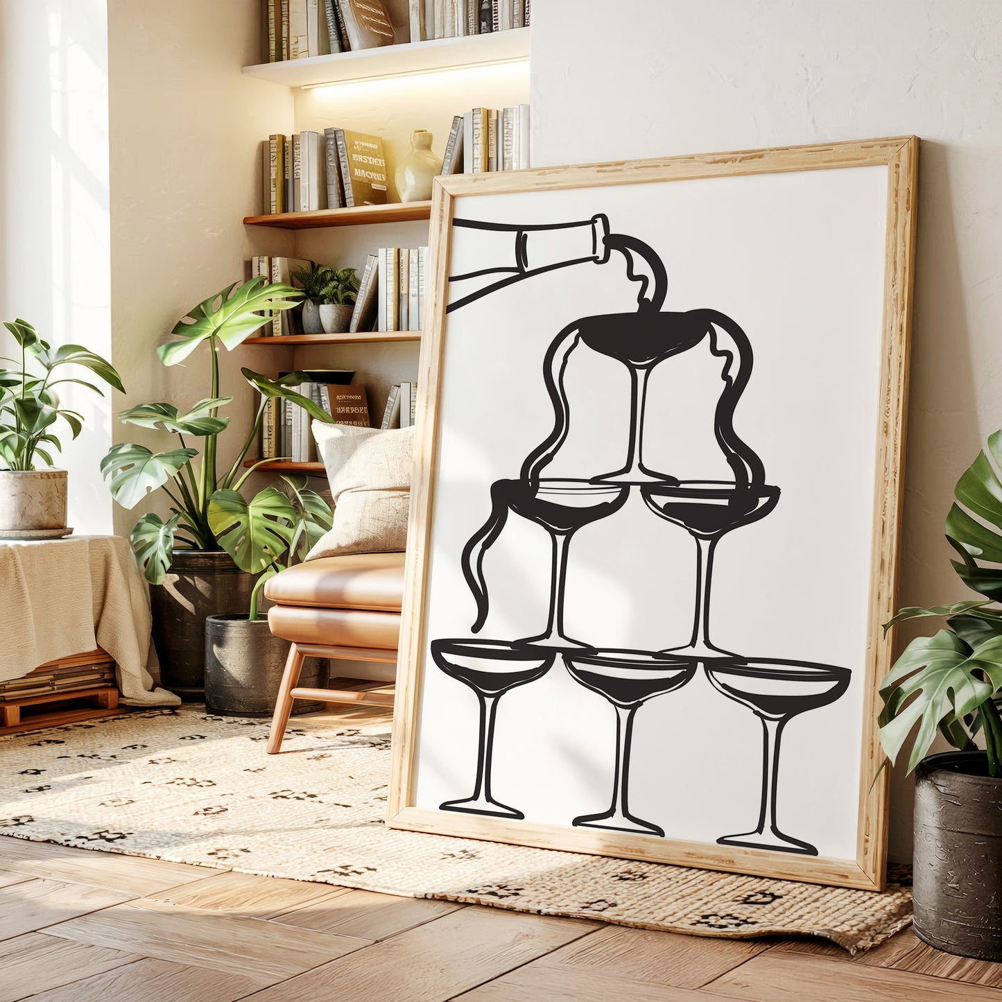 Champagne Towers Build Midnight Magic