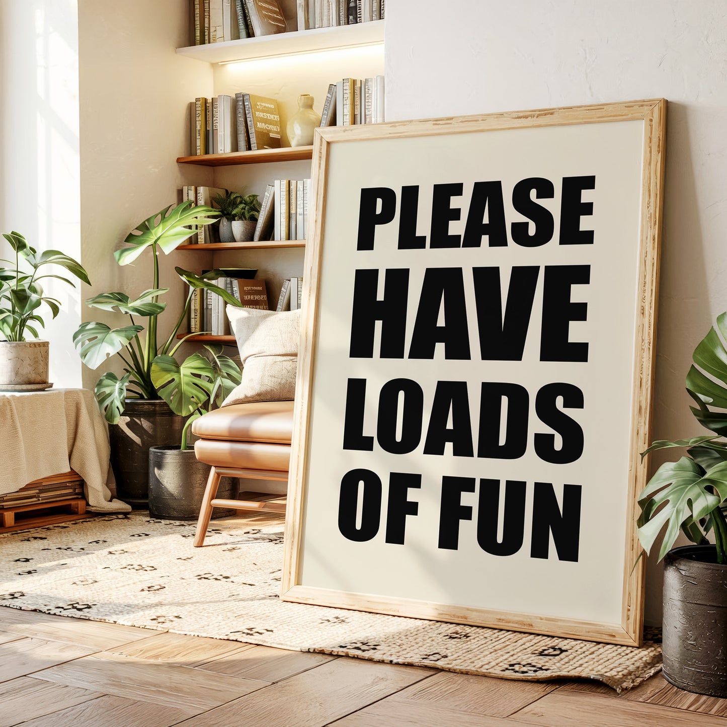 Bold Letters Make Polite Demands