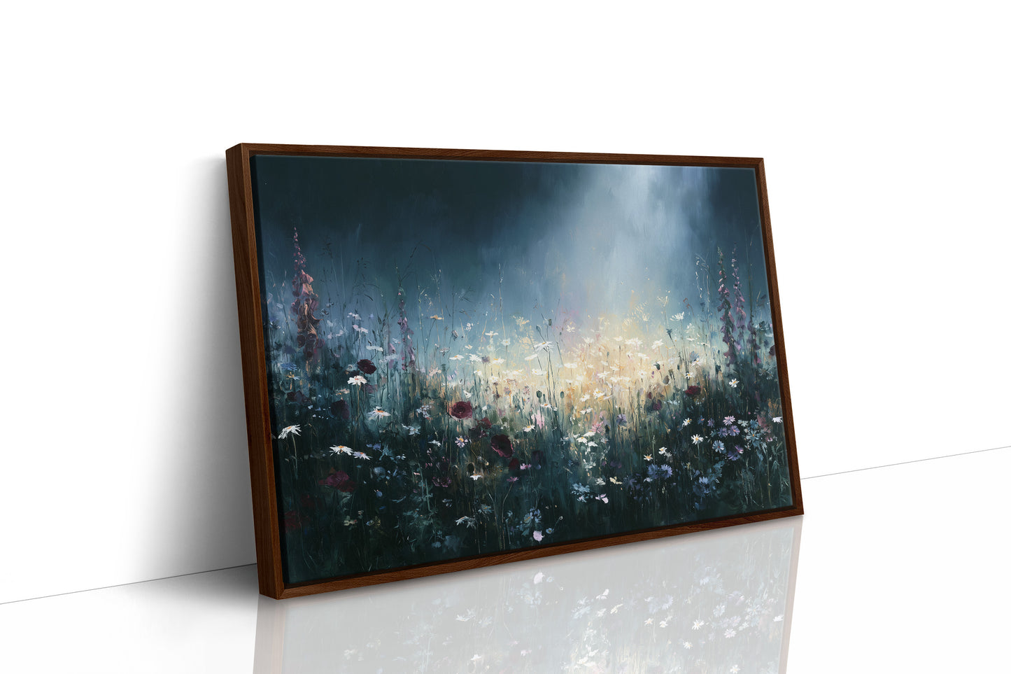 Wildflowers Under Moonlight