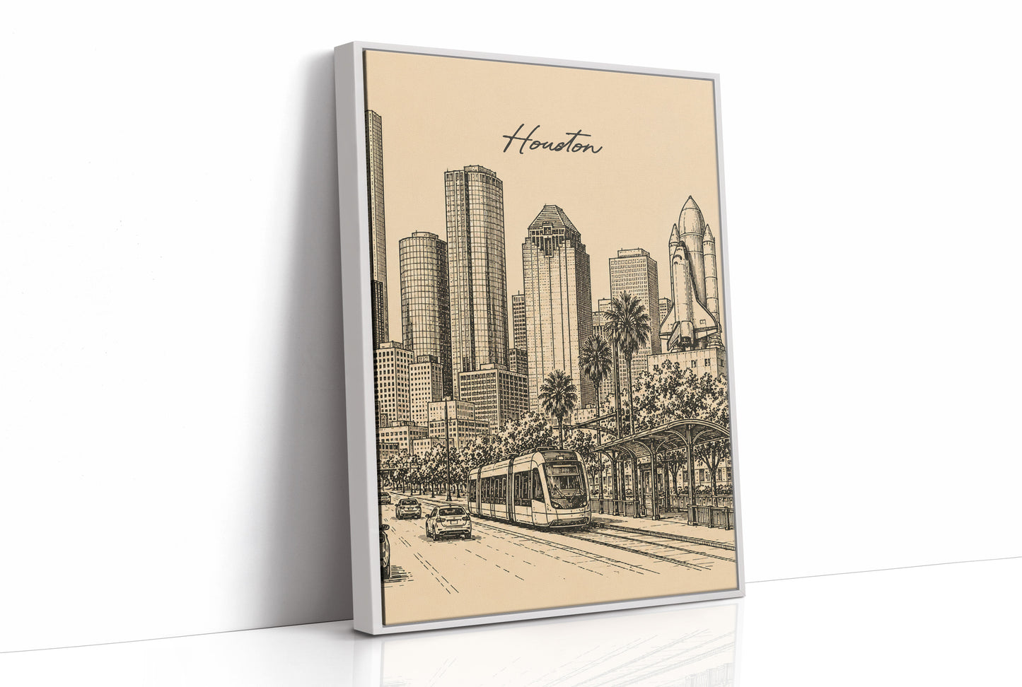 Houston, Rail Line Signature